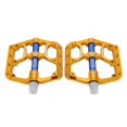 thumbnail image 1 of Pedal de bicicleta Pedales de rodamiento de aleación de aluminio livianos para bicicleta (oro), 1 of 10