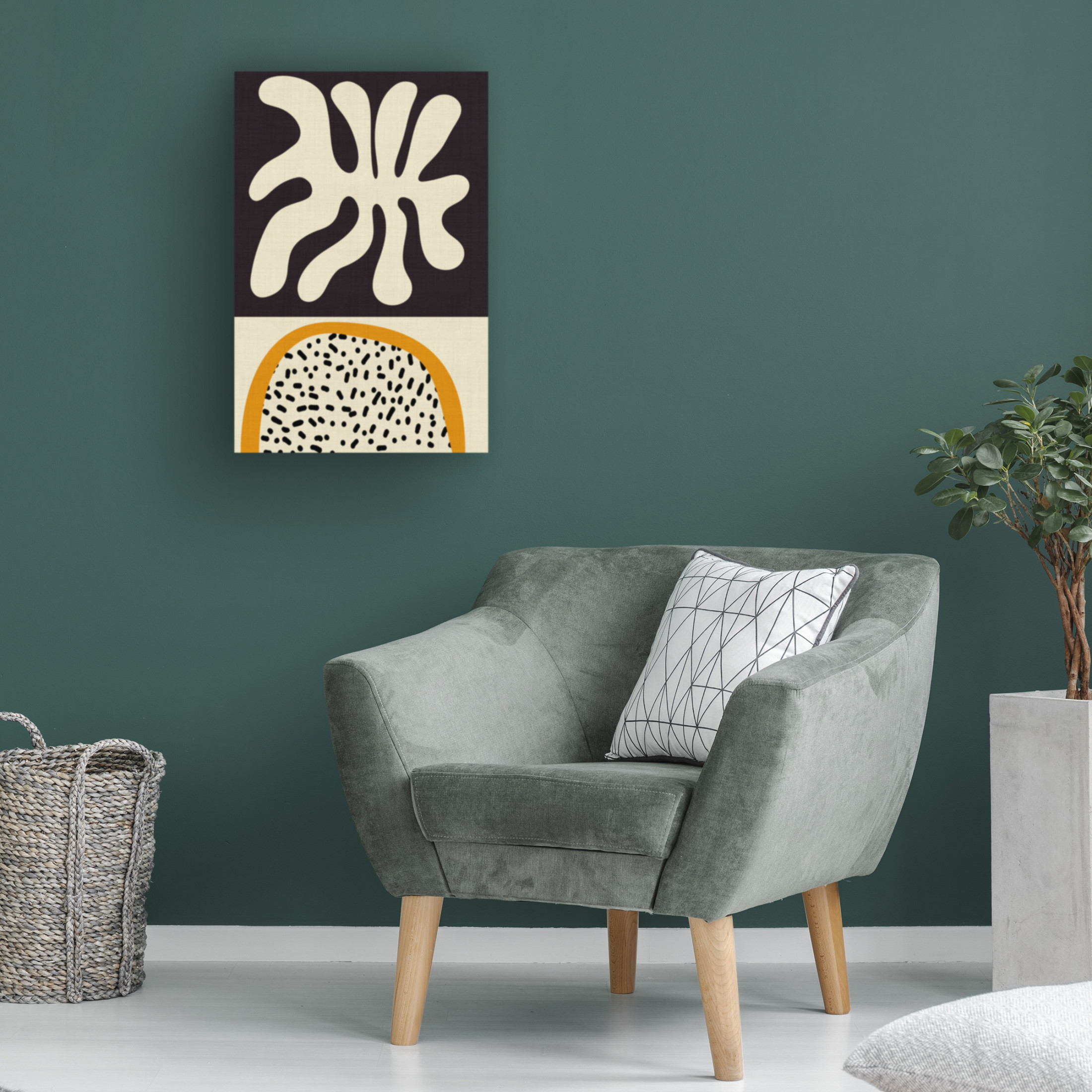 Trademark Fine Art Ana Rut Bre Matisse Cut Outs4 Canvas Wall Art