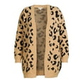 thumbnail image 3 of Dreamers by Debut Women's Plus Size Leopard Print Cardigan, 3 of 5