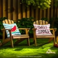 thumbnail image 4 of G128 Summer Decoration Hello Summer Pineapple Watermelon Waterproof Throw Pillow Covers | 18 x 18 in | Set of 4, Beautiful Cushion Covers for Summer Sofa Couch Decoration, 4 of 10