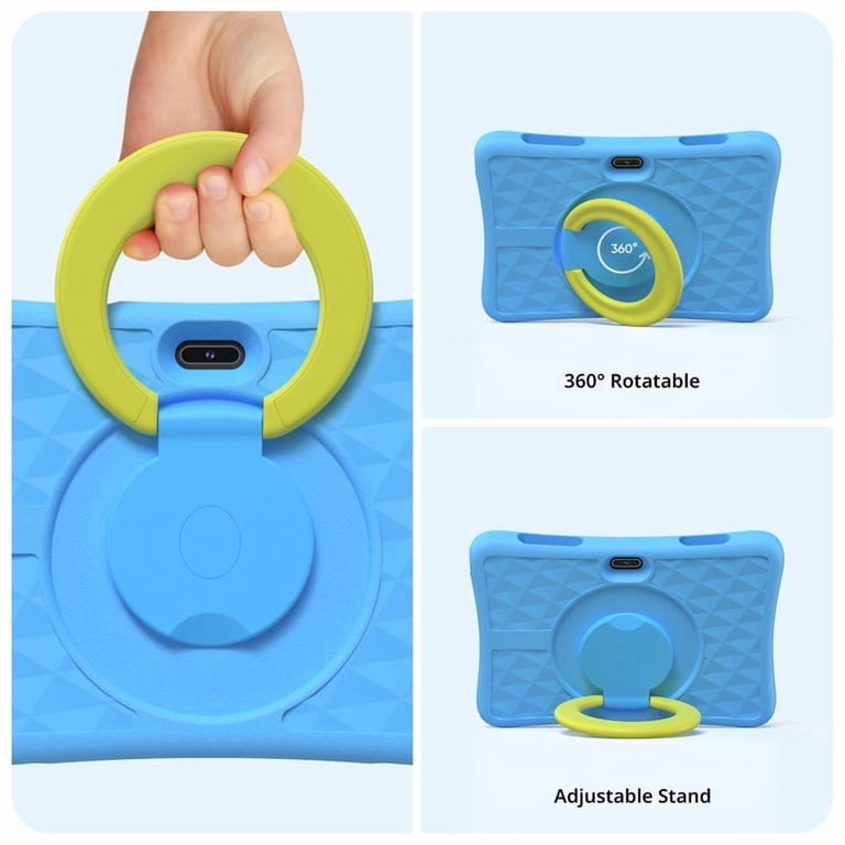 PlimPad Kids 10 青色 Plimpton Kids Tablet, Google Kids Space, Android Tablet for Kids