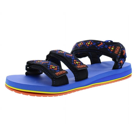 Fila Drifter TS Mountain Sandal Mens Shoes Size 11, Color: Prince Blue/Black/Orange