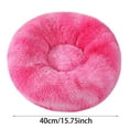 thumbnail image 2 of Round Calming Cat Bed with Plush , 15.7 Inch Washable Pet Bed for Indoor Cats & Small Dogs - Anti-Anxiety Donut Cushion with Thick Non- Base for Cozy Comfort, 2 of 4