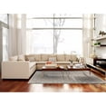 thumbnail image 2 of Feizy Manoa Transitional Geometric, Taupe/Ivory/Tan, 9'6" x 13'6" Area Rug Sheen Fade Resistant Mid-Century Modern Floor Rug for Living room Bedroom, 2 of 5