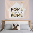 thumbnail image 3 of FREEAMG Tapestry Wall Hanging Home Sweet Cute Birds Flowers Tapestry Decorative Wall Tapestries Wall Art Wall&nbsp;Blanket&nbsp;Bedding Tapestry for Bedroom Living Room Dorm Home Decor 80"x60", 3 of 7