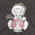 thumbnail image 2 of Looney Tunes Tweey Globe Women's T Shirt, Charcoal, Large, 2 of 6