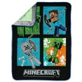 thumbnail image 2 of Minecraft Jeté en Molleton au Toucher Soie, 2 of 6