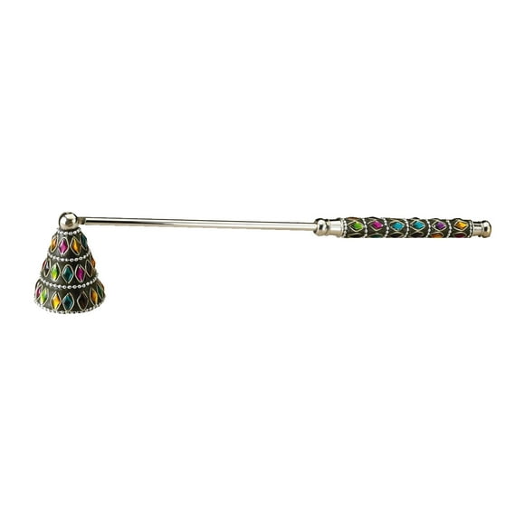 Biedermann & Sons Silver-and-Black candlesnuffer with Jewels