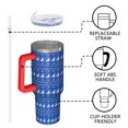 thumbnail image 4 of Christmas 40oz Tumbler– Stainless Steel Insulated Tumbler with Handle and Straw, Large Capacity Travel Cup for Hot & Cold Drinks, 4 of 7