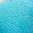 thumbnail image 4 of Set of 2 Pillow Shams King Size Floral Quilted - Perfect for Bedding Decor (Blue), 4 of 6