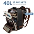 thumbnail image 2 of Mochila de viaje LOVEVOOK de 40 litros para mujer con compartimento para portátil de 17 pulgadas, 2 of 9