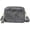 Gray, variant on Crossbody Bag for Women Vegan Leather Shoulder Purse with Leopard Adjustable Strap Midsize Zipped Handbag