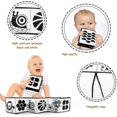 thumbnail image 2 of Black And White Baby Software Book, High Contrast Baby Feel Toy, 2 of 5