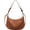 Brown, variant on Zhengup Autumn Winter Vintage Suede Crossbody Bag Women Retro Fashion Saddle Bag Soft Suede Texture PU Strap