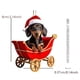 thumbnail image 3 of XWSHYW Decoraciones para El Hogar Colgante Plano de Acrílico para Decoración Navideña, Adorno Navideño para Cachorro, Colgante para Coche, 3 of 6