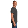 thumbnail image 3 of Gildan Short Sleeve T-Shirt for Men - L Size | 100 Heavy Cotton Crew Neck Tee, Charcoal, 5.3 oz, 3 of 6
