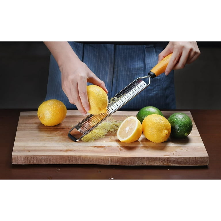 Deiss PRO Citrus Zester & Cheese Grater — Parmesan Cheese Lemon