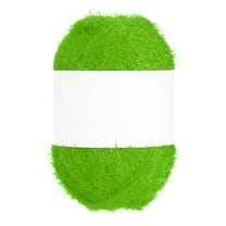 218 Yard Scrubbie Yarn, Sparkle Yarn Polyester Scrubbie Sparkle Glass for Dishcloths Crocheting Knitting DIY Crafts Blanket Rug Sweater Scarf Hat, Emerald green