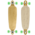 thumbnail image 1 of Moose Double Drop 9.75 Pouces x 39.75 Pouces Longboard en Bambou Cuit Complet, 1 of 4