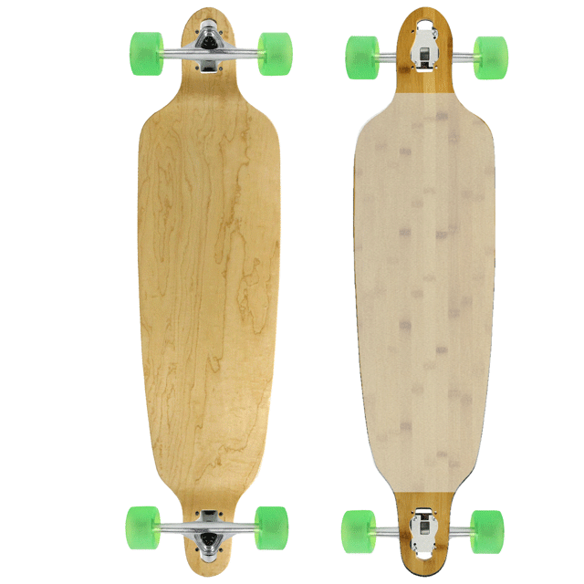 Moose Double Drop 9.75 Pouces x 39.75 Pouces Longboard en Bambou Cuit Complet