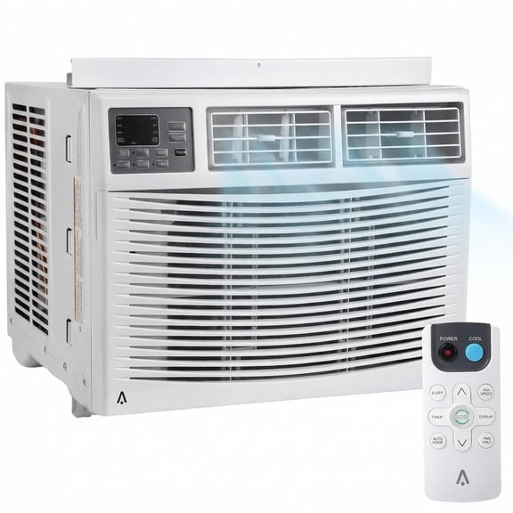 CazToi 10000 BTU Window Air Conditioner with Remote & App Control Cools up to 450 Sq.Ft Low Noise