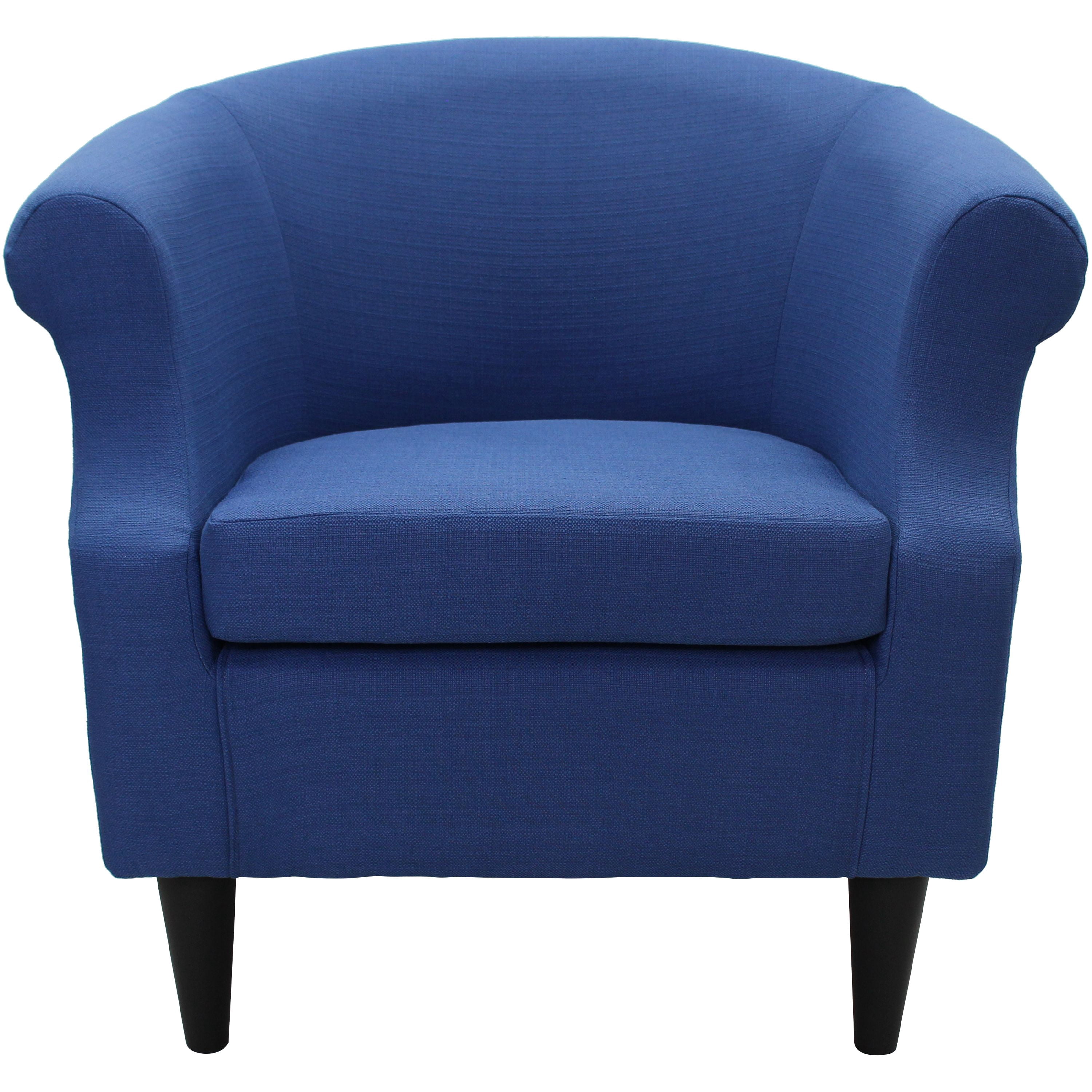 Fox Hill Trading Nikole Club Chair, Marine Blue