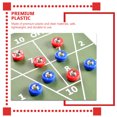 thumbnail image 4 of QUMIIRITY 2 Ensembles Mini Boules de Bouclage de Table Ensemble de Rondelles de Shuffleboard Plastique Rouge Plaisir Intérieur, 4 of 5
