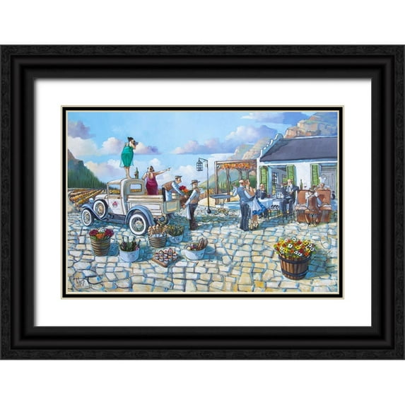 West, Ronald 32x23 Black Ornate Wood Framed with Double Matting Museum Art Print Titled - Boland Delivery I