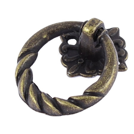 37mm Dia Knob - Unique Bargains Furniture Chest Drawer Vintage Style Zinc Alloy Pull Handle Knob 37mm Ring Dia