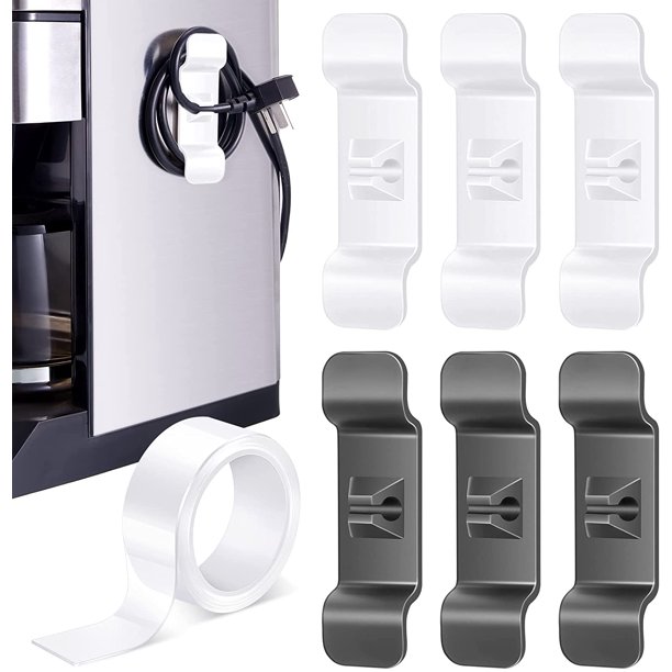 6 Pack Cord Organizer for Kitchen Appliances Plastic Cord Wrap