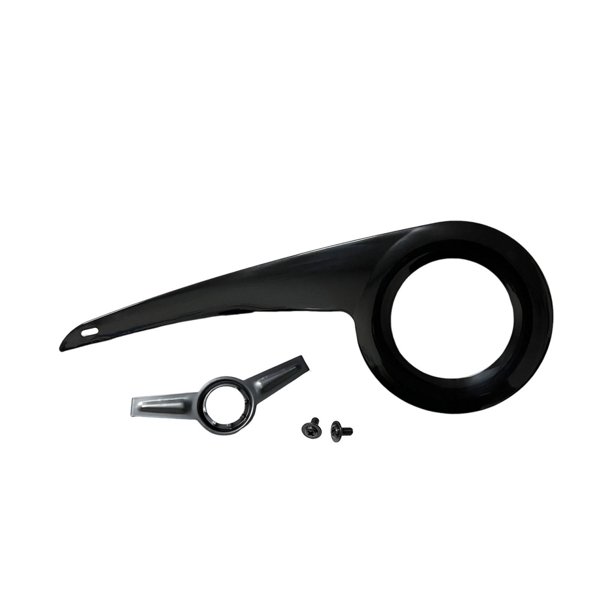 Protector de cadena de bicicleta, protector de bielas y ruedas, universal, para exteriores, a prueba de polvo Negro