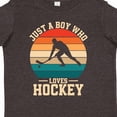 thumbnail image 4 of Inktastic Just a Boy Who Loves Hockey Boys Toddler T-Shirt, 4 of 5