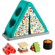 Fisher-Price S'more Shapes Camping Tent Baby Toy, 5-Pieces