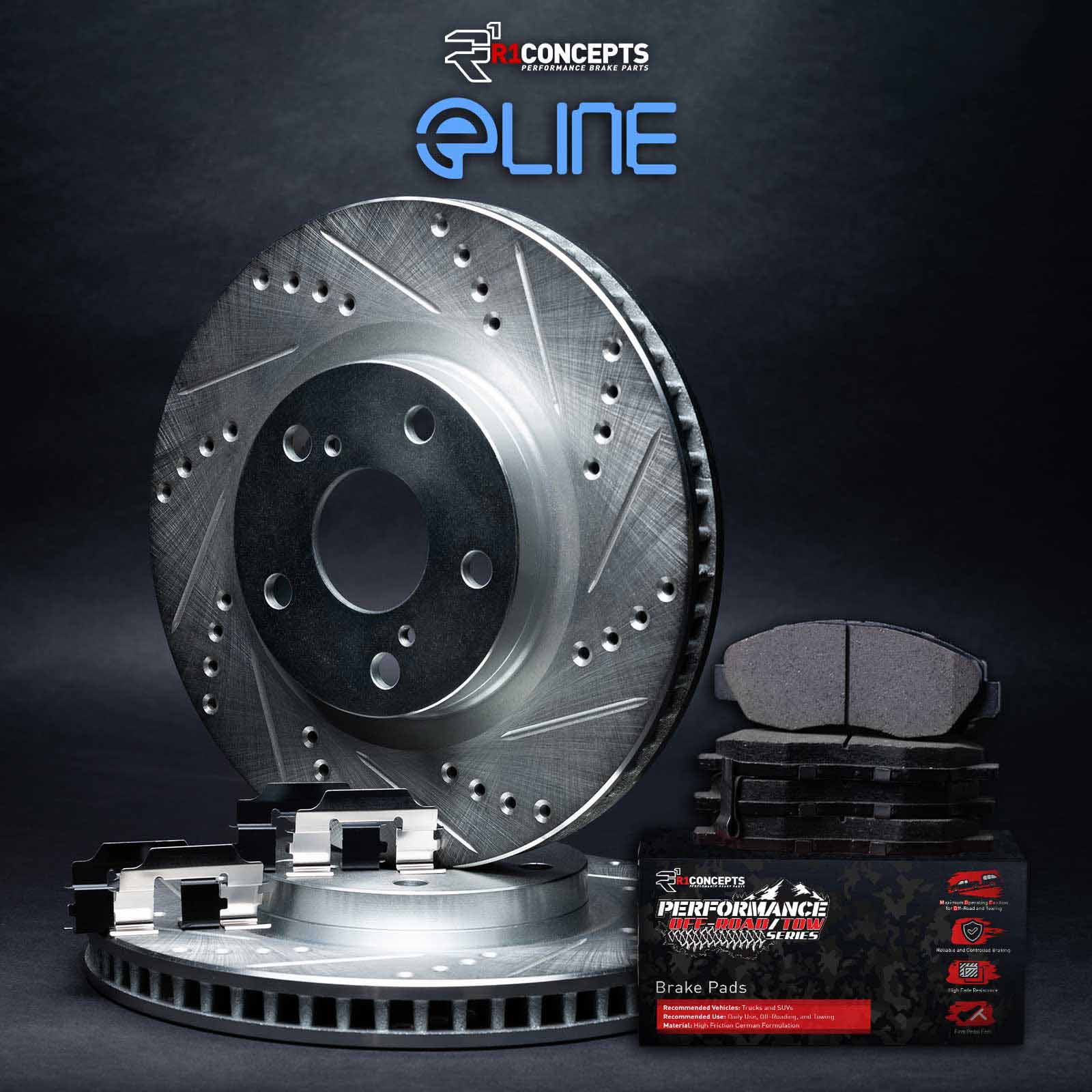 R1 Concepts Front Brakes and Rotors Kit