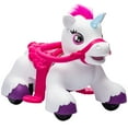 thumbnail image 1 of Qaba 12V Unicorn Ride on Toy, Kids Electric Ride on Horse with Carrot Toy, 1 of 10