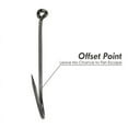 thumbnail image 4 of Dr.Fish 100pcs Octopus Hooks Fishing Circle Hooks #3/0 High Carbon Sharp Black Saltwater, 4 of 8