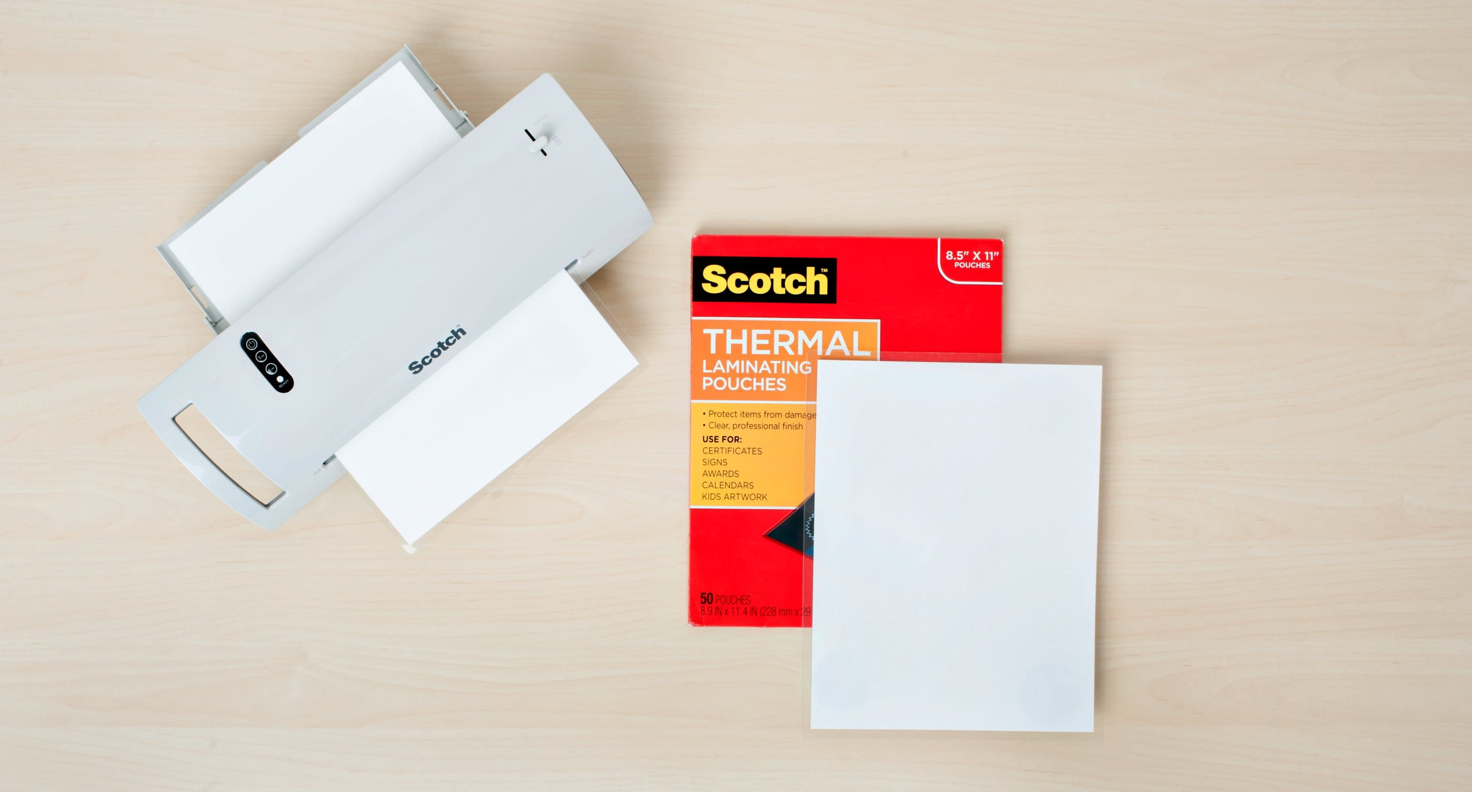Photo 4 x 6 25/Pack 1InTheOffice Thermal Laminating Pouches 