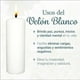 thumbnail image 3 of Vela Velón Cirio Blanco 19 Cm (g) Limpias Amarres Amor, 3 of 7