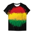 thumbnail image 4 of Women's Casual Loose T Shirt Graphics T-Shirt Round Neck Short Sleeve T Shirts, 4 of 4