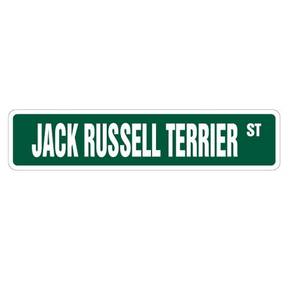 SignMission SS-Jack Russell 4 x 18 in. Jack Russell Terrier Street Sign
