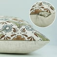 thumbnail image 4 of Block prints, 16"X16", Lightweight & Soft Viscose Linen Pillow Covers By Fabdivine, Vanshika, 4 of 11