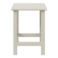 thumbnail image 1 of WestinTrends Outdoor Side Table, All Weather Poly Lumber Adirondack Small Patio Table Square End Table for Pool Balcony Deck Porch Lawn Backyard, Sand, 1 of 4