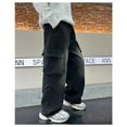 thumbnail image 5 of Boys Baggy Jeans Baggy Cargo Pants High Waisted Wide Leg with Pocket Classic Fit Pull-On Boys 7-8 Years Clothes Boys Fashion, 5 of 9