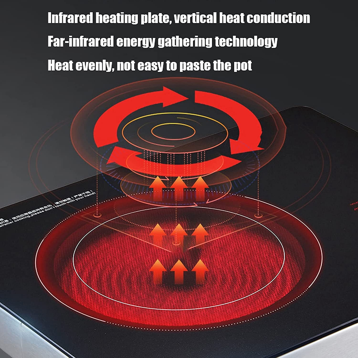Wobythan Portable Induction Cooktop, 3500W Hot Pot Countertop Burner, Electric Stove Range Cooktop Touch Sensor Control with Rotary Switch