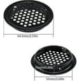 thumbnail image 2 of Grille de Ventilation Ronde 10 Pcs Grille de Ventilation Ronde pour l'Extérieur 53 mm, 2 of 4