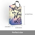 thumbnail image 3 of Bingfone Not All Those Who Wander Are Lost Laundry Hamper,Large Canvas Fabric Lightweight Storage Basket Toy Organizer Dirty Clothes Collapsible, 3 of 6
