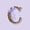Purple C, variant on Homewish Purple Bowknot Letter Monogrammed M Zipper Twin Comforter Sets with Fitted Sheet and 2 Pillowcases for Girls,Teens Animal Leopard Print Zipper Bedding Set,4-Piece