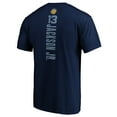 thumbnail image 3 of Men's Jaren Jackson Jr. Navy Memphis Grizzlies Playmaker Name & Number T-Shirt, 3 of 3