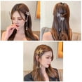 thumbnail image 3 of Dalazy 2 Pcs Fête Voyage Randonnée Femmes Barrette Vintage Cosplay Insecte Pince à Cheveux Déco Photo Bijoux Argent Argent, 3 of 6