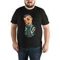 thumbnail image 4 of Men Oversize T-ShirtSkull (41) Summer Casual Short Sleeve Crew Neck Loose Tee Tops XS-5XL, 4 of 5